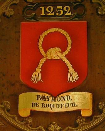 Armoiries de Raymond de Roquefeuil, 1252